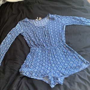 Blue romper
